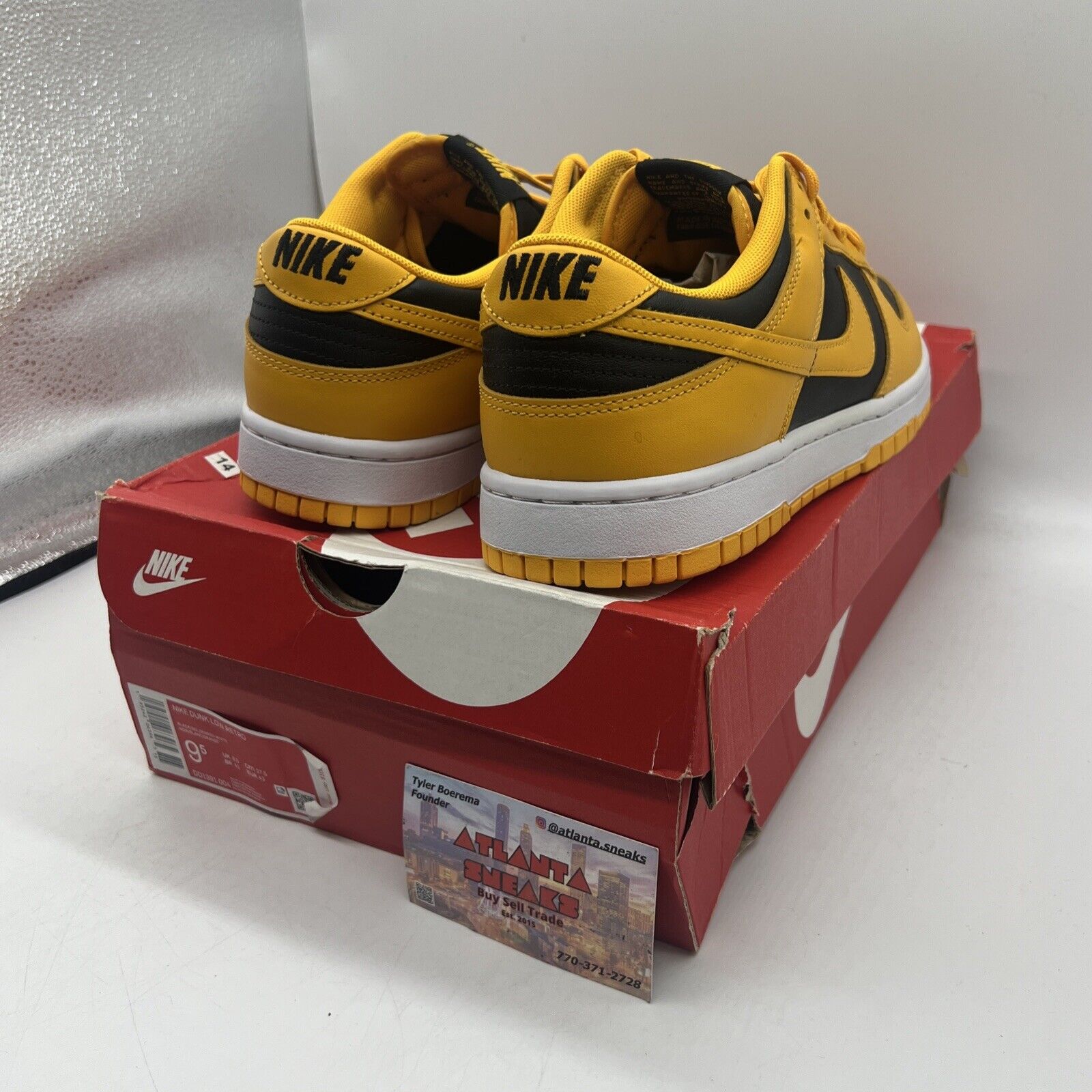 Size 9.5 - Nike Dunk Low Championship Goldenrod 2021 Brand New Og All