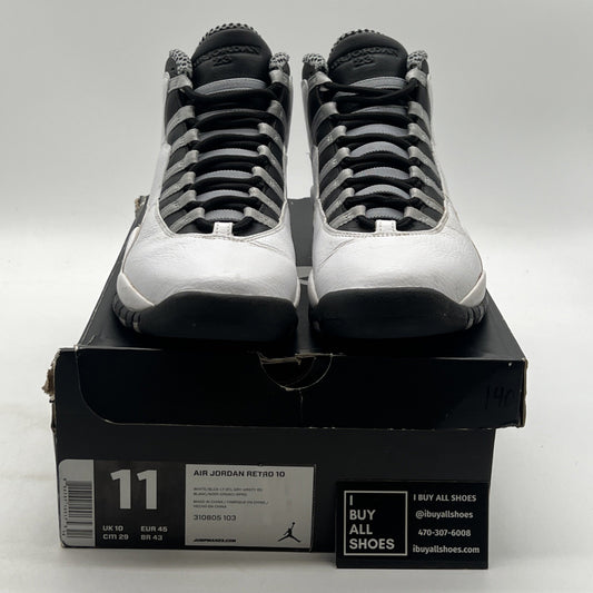 Size 11 - Air Jordan 10 Retro 2013 Steel (310805-103)