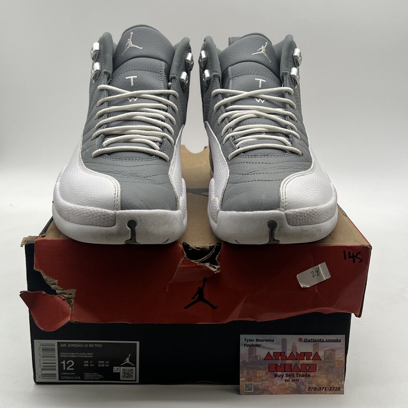 Size 12 - Air Jordan 12 Stealth 2022 (CT8013-015)