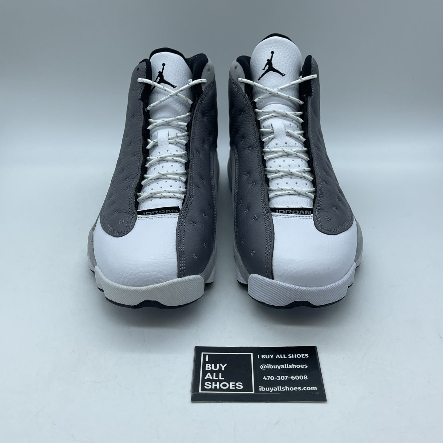 Size 10.5 - Air Jordan 13 Retro Atmosphere Grey Suede Leather (414571-016)