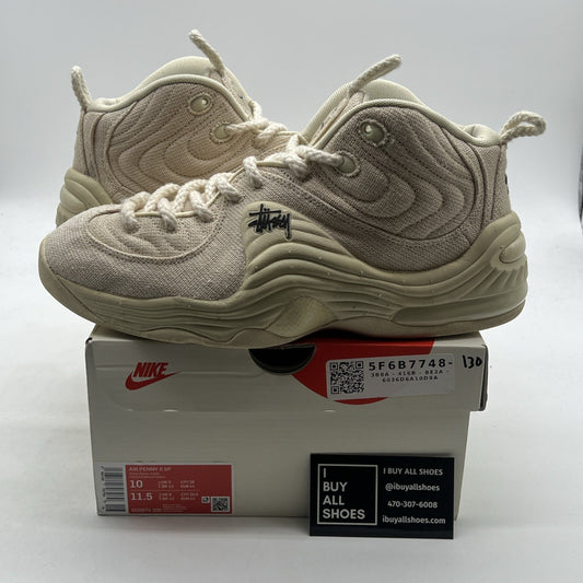 Size 10 - Nike Stussy x Air Penny 2 Fossils (DQ5674-200)