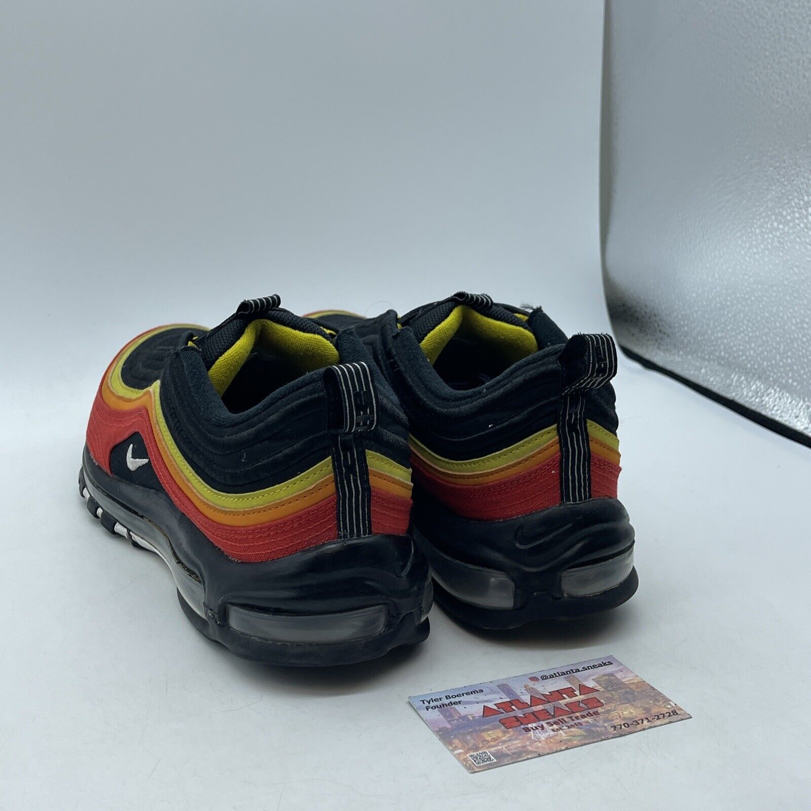 Size 11 - Nike Air Max 97 Hanshin Tigers Black White Yellow Suede (CT4525-001)