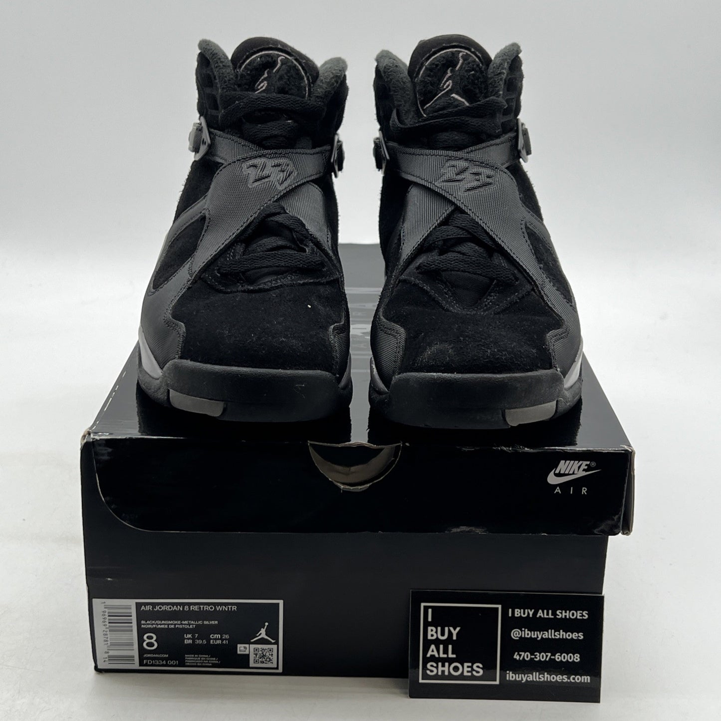 Size 8 - Air Jordan 8 Retro Winterized Gunsmoke (FD1334-001)
