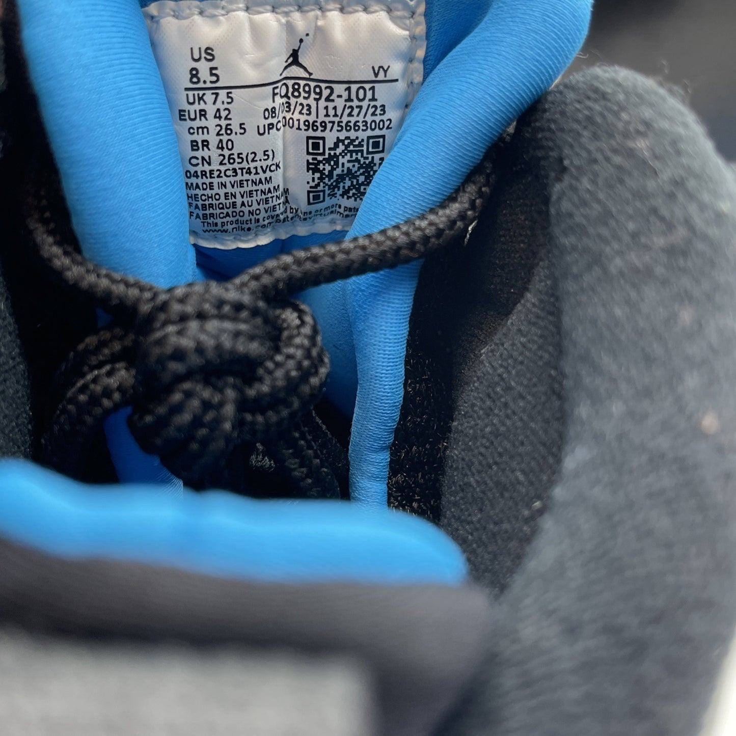 Size 8.5 - Air Jordan 9 Retro 2024 Powder Blue (FQ8992-101)