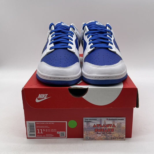 Size 11.5 - Nike Dunk Low Racer Blue white Leather (DD1391-401)