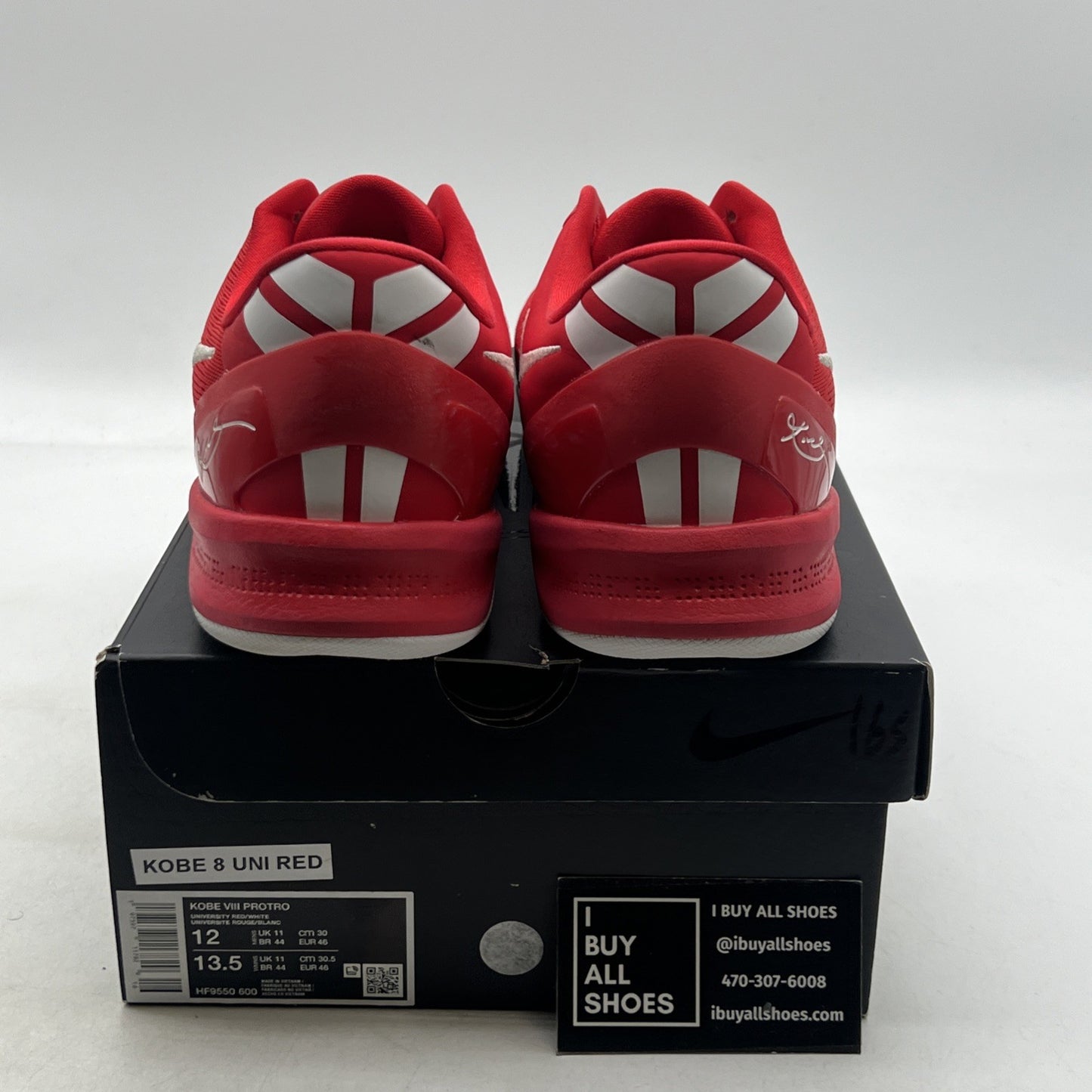 Size 12 - Nike Kobe VIII Protro University Red White (HF9550-600)
