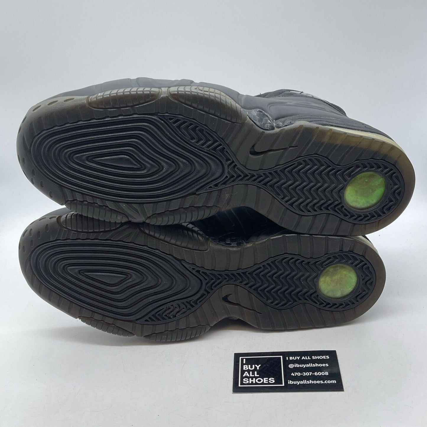 Size 13 - Nike 1/2 Cent Black Silver Suede Leather (344646-001)