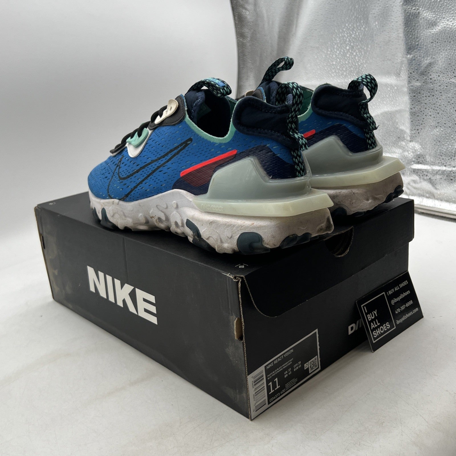 Size 11 - Nike React Vision Photo Blue (CD4373-400)
