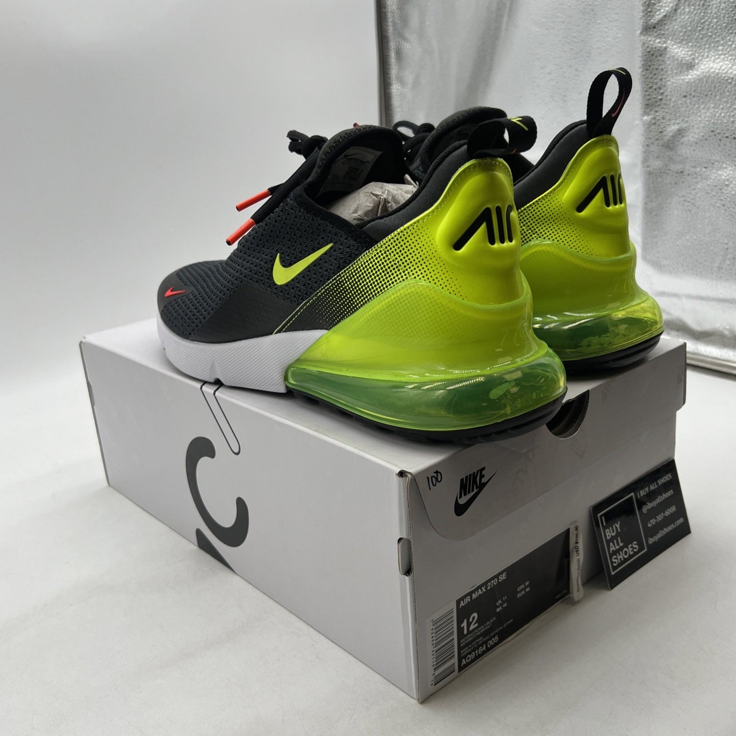 Size 12 - Nike Air Max 270 Neon Collection (AQ9164-005)
