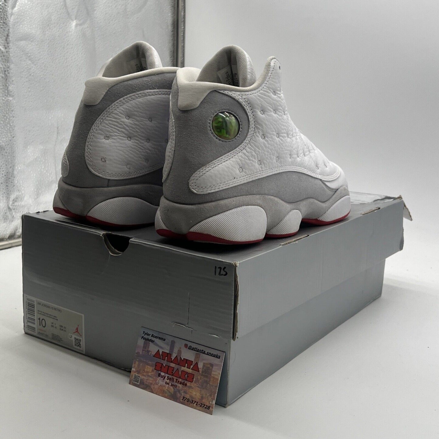 Size 10 - Air Jordan 13 Retro White Wolf Grey (414571-160)