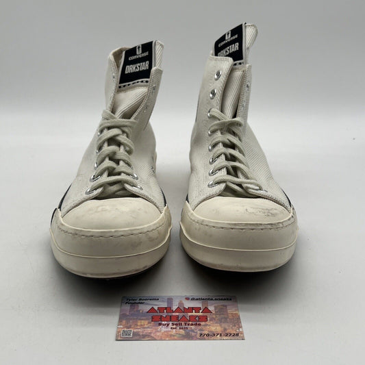 Size 11.5 - Converse Rick Owens x DRKSHDW DRKSTAR Chuck 70 High Egret (172346C)