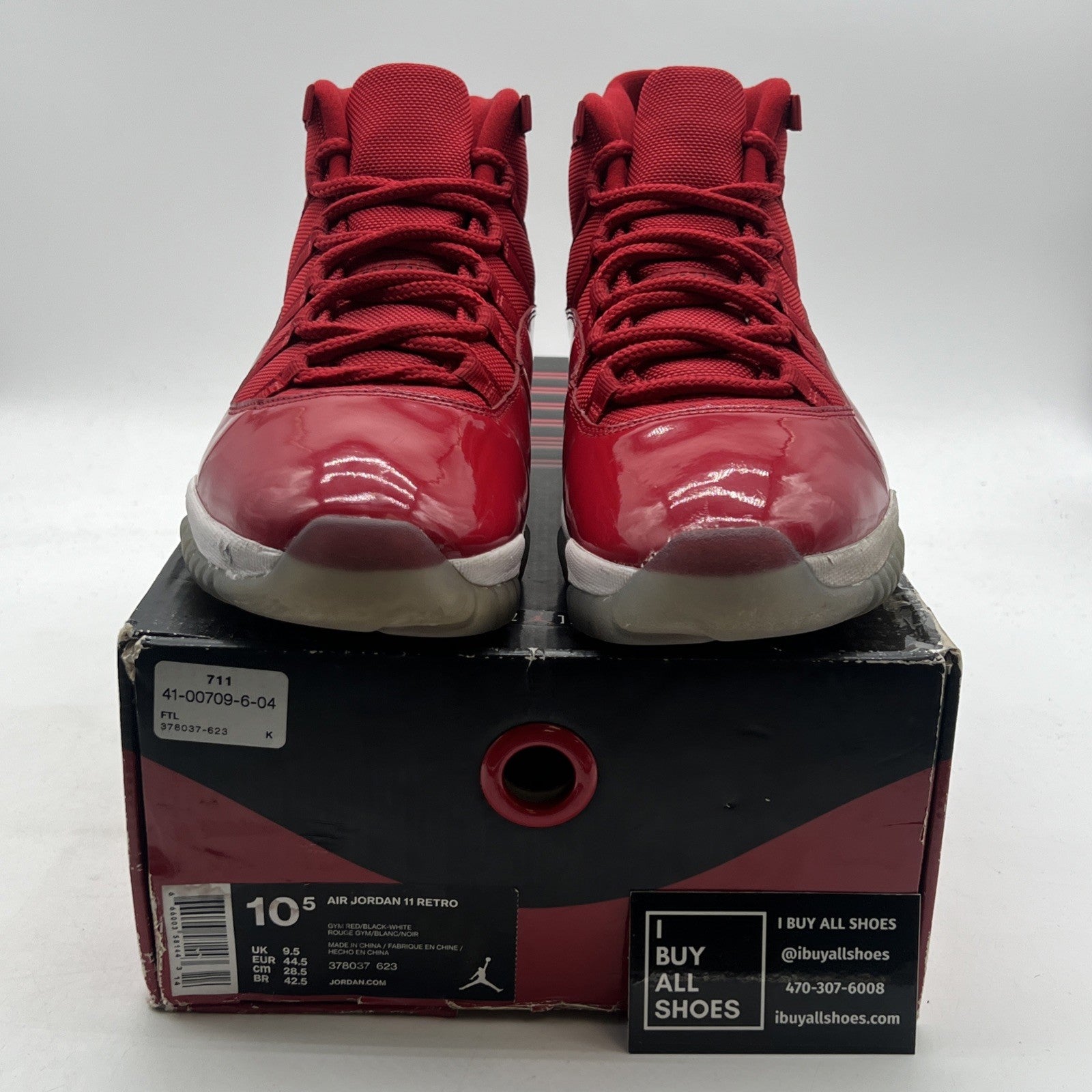Size 10.5 - Air Jordan 11 Retro High Win Like '96 (378037-623)