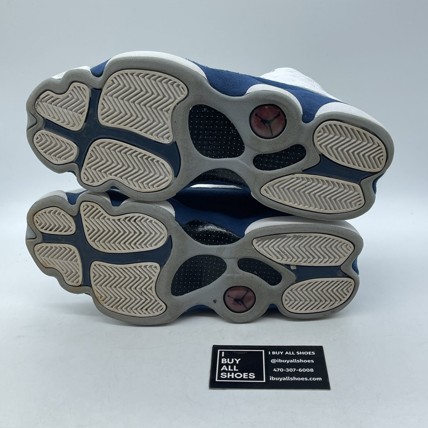 Size 9 - Jordan 13 Retro Mid French Blue White Suede Leather (414571-164)
