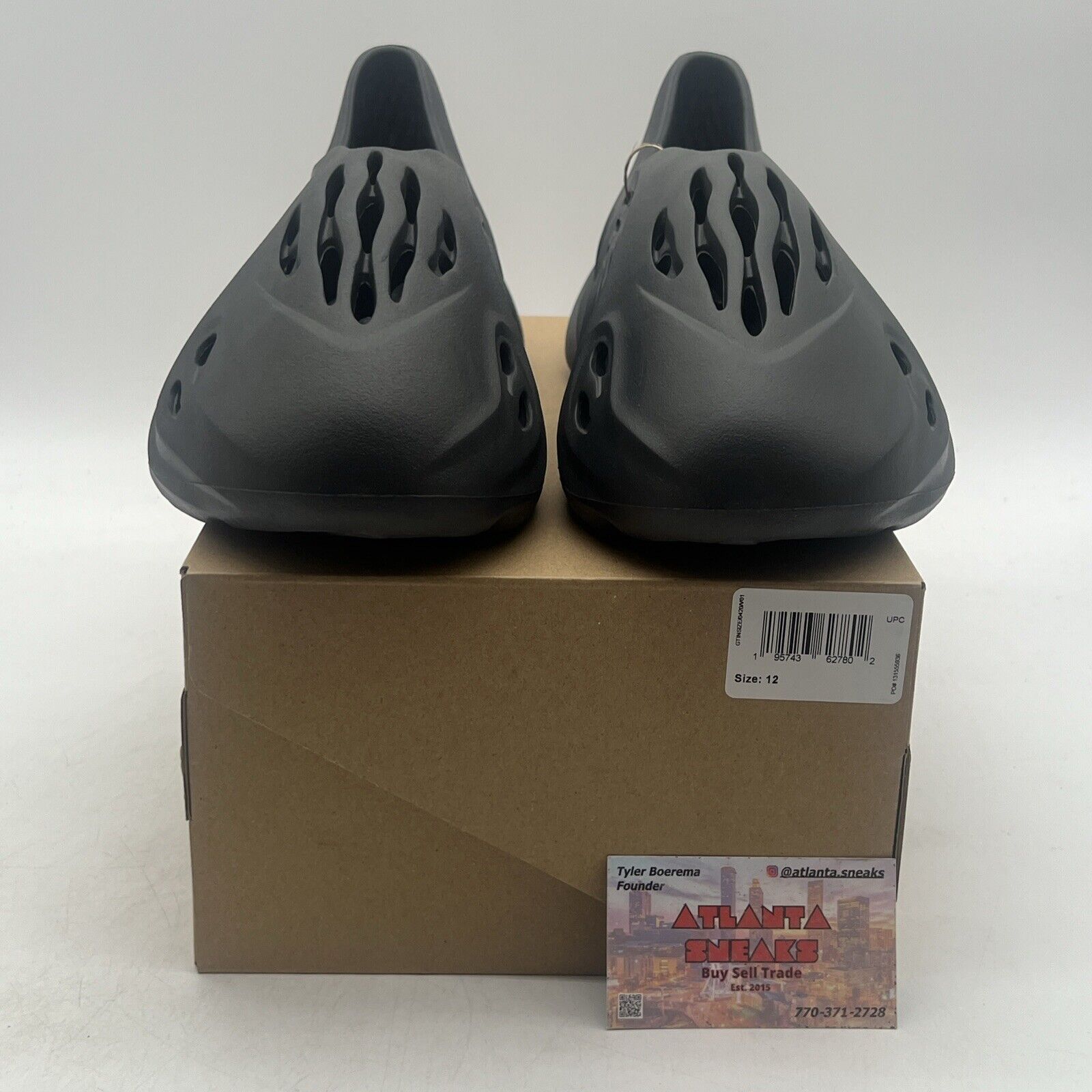 Size 12 - Adidas Yeezy Foam Runner Onyx ( HP8739)