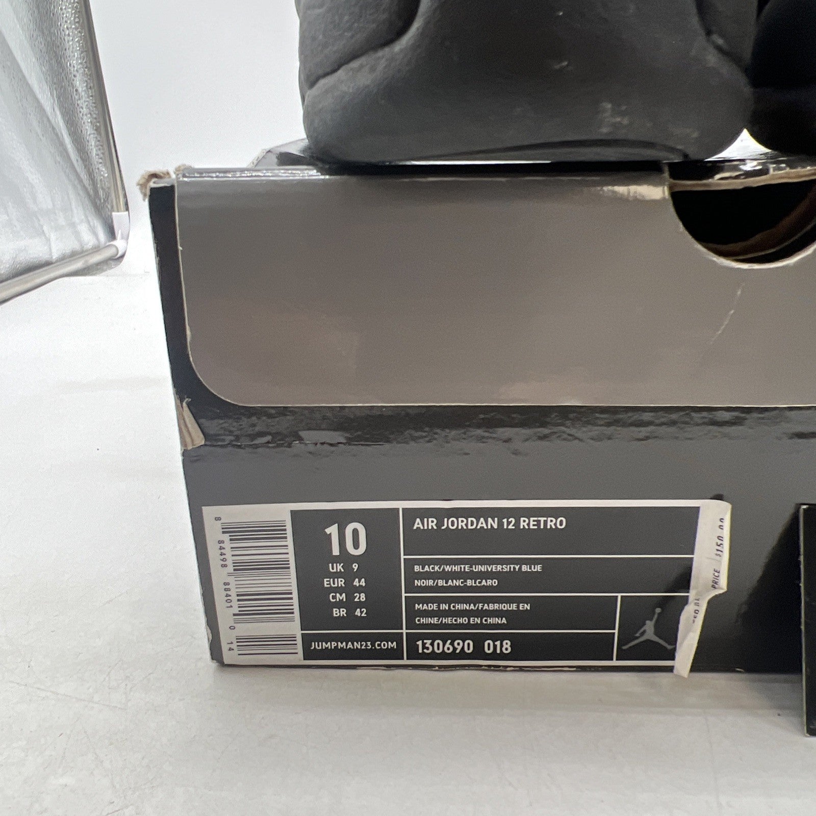 Size 10 - Air Jordan 12 Retro 2009 Nubuck (130690-018)