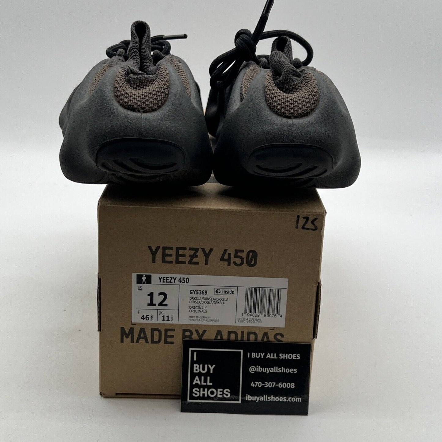 Size 12 - adidas Yeezy 450 Dark Slate - (GY5368)