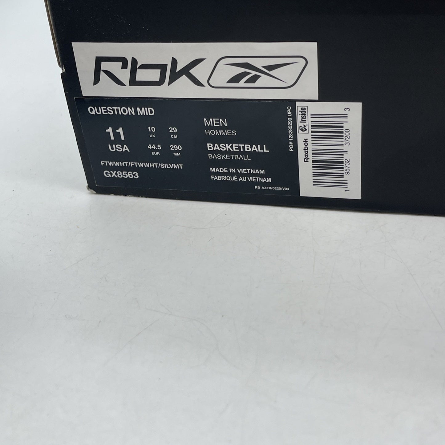 Size 11 - Reebok Question Mid 25th Anniversary (GX8563)