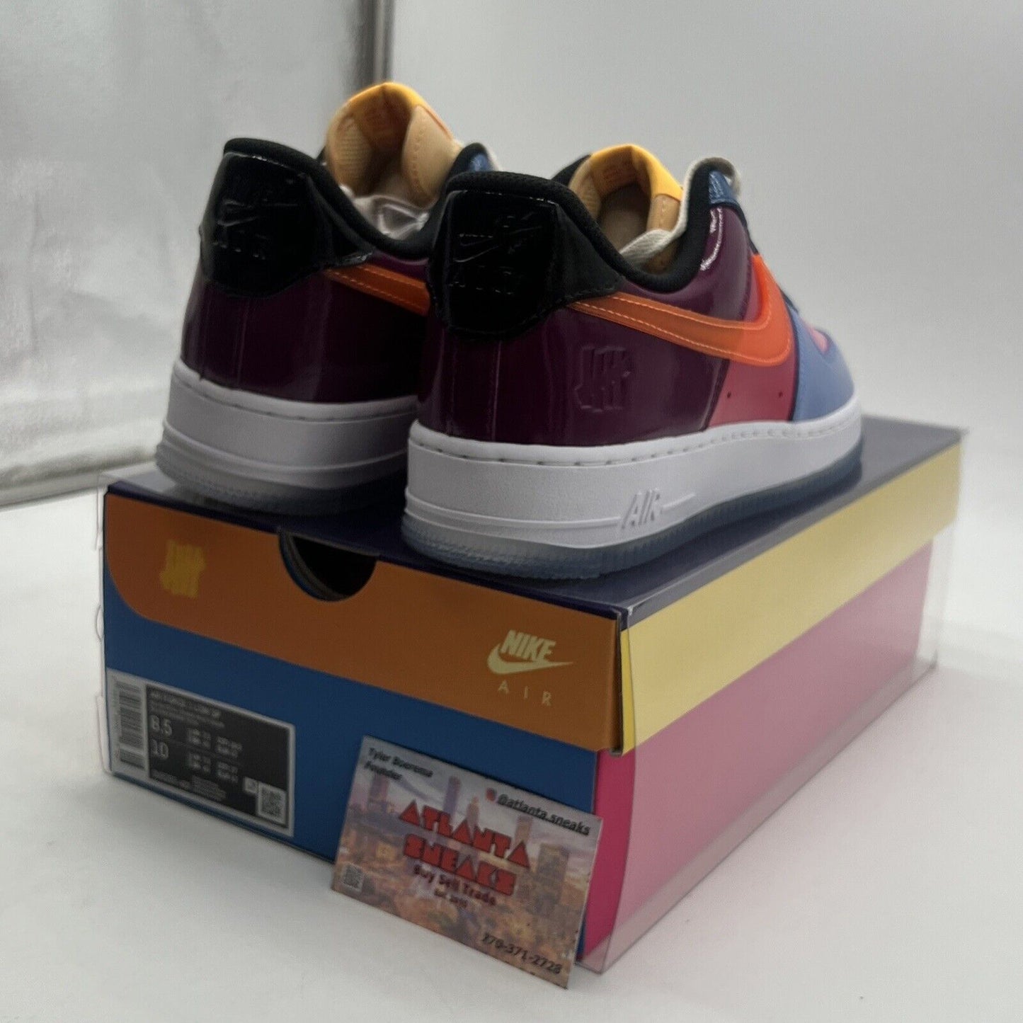 Size 8.5 - Nike Undefeated x Air Force 1 Low Total Orange (DV5255-400)