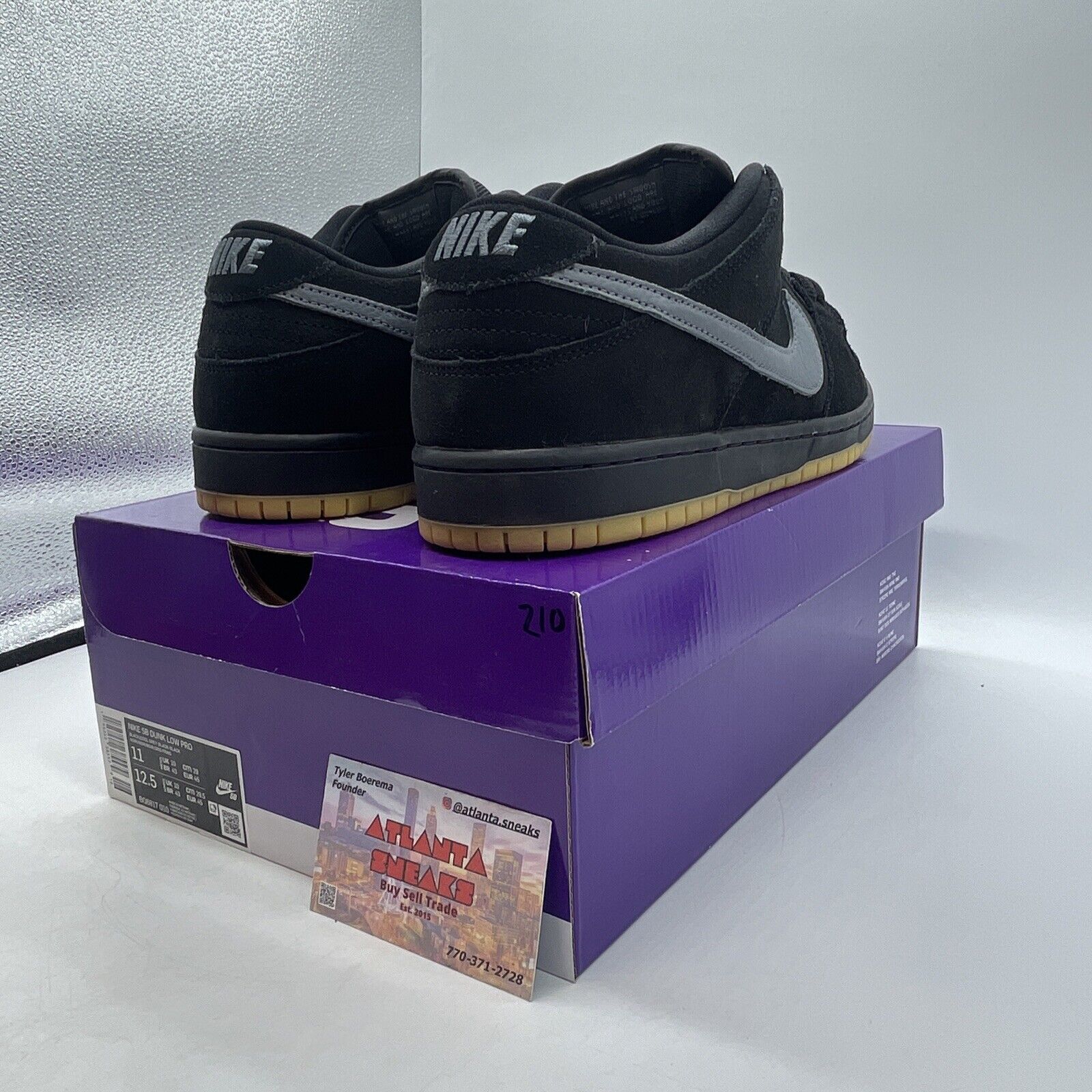 Size 11 - Nike SB Dunk Low Pro Fog Black Grey Brown (BQ6817-010)