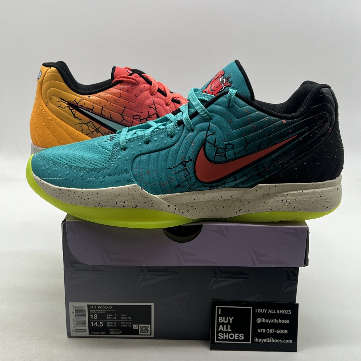 Size 13 - Nike Kool-Aid x Ja 2 Mixed Berry (IF0302-800)