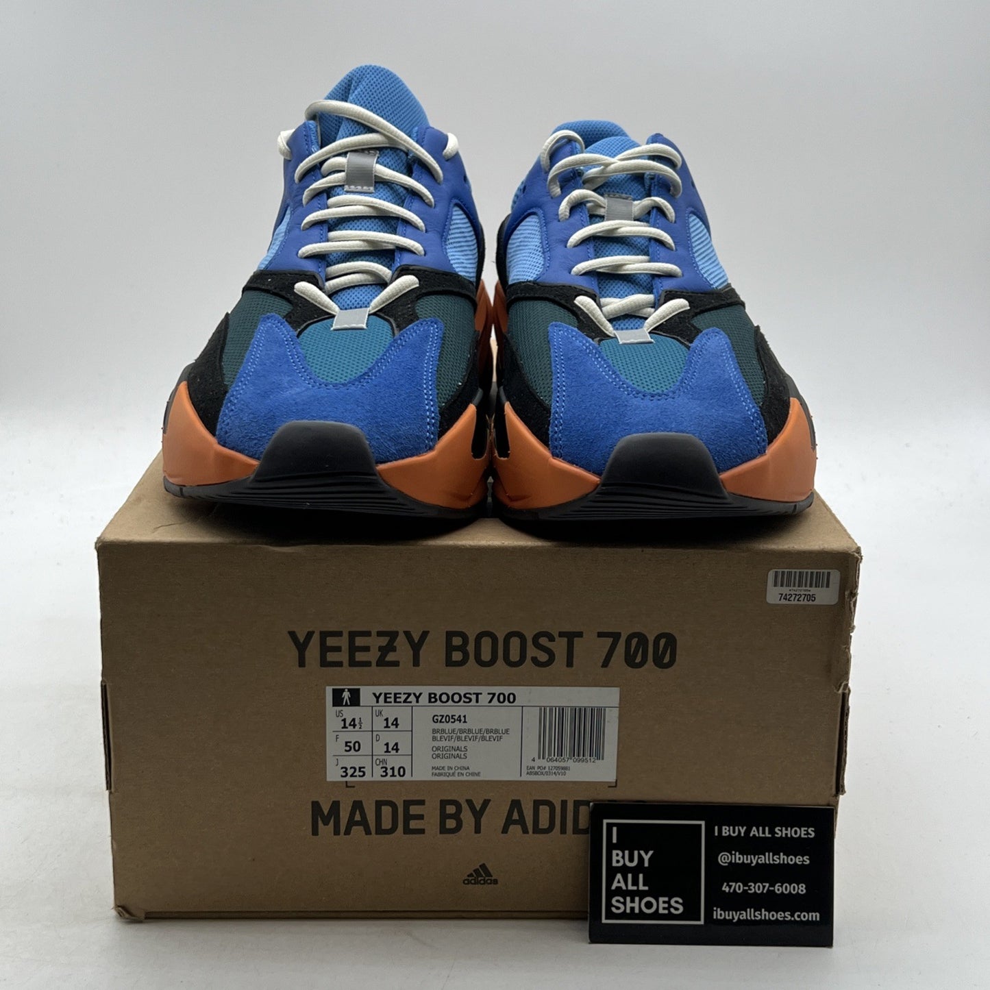 Size 14.5 - adidas Yeezy Boost 700 Bright Blue (GZ0541)