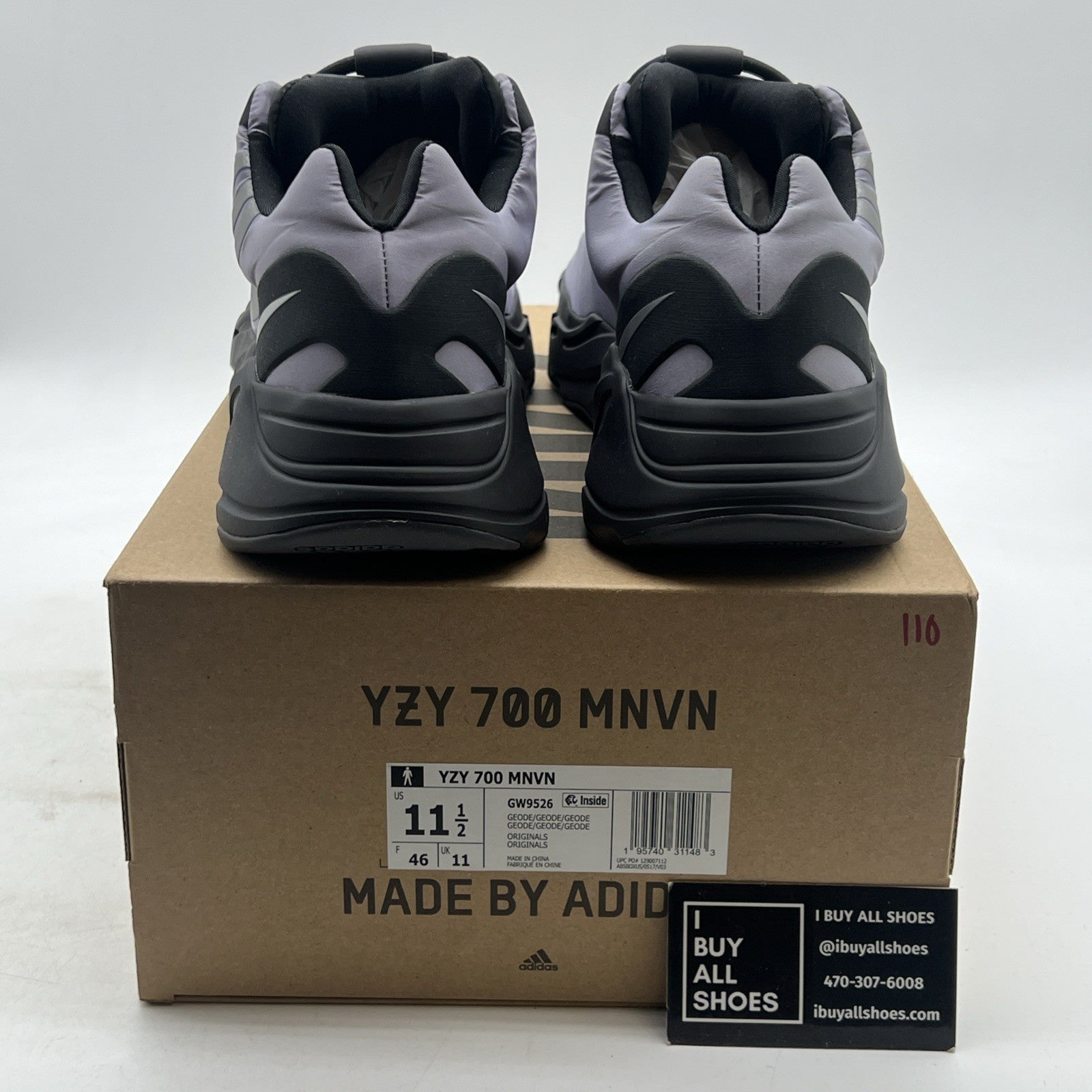 Size 11.5 - adidas Yeezy Boost 700 MNVN Geode (GW9526)