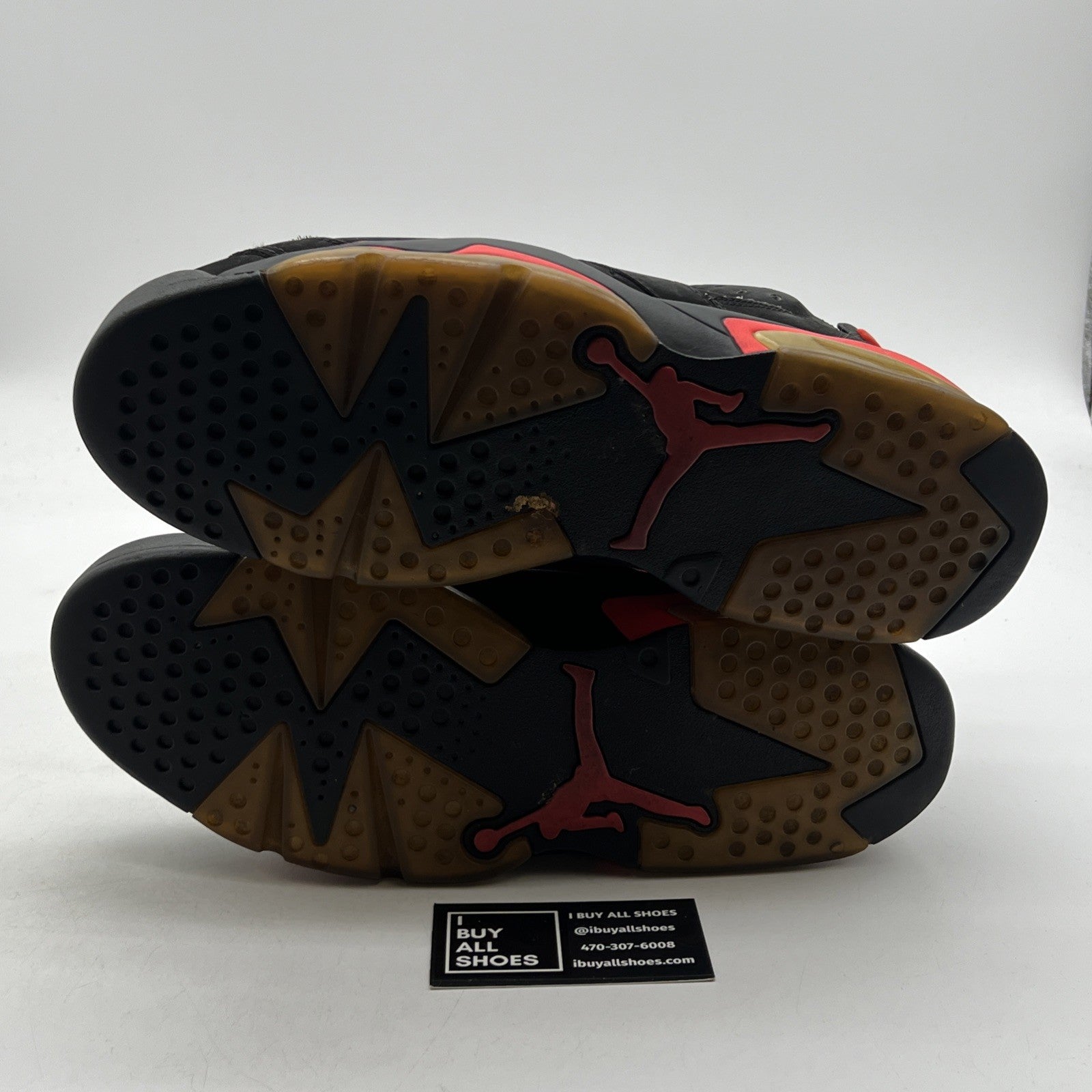 Size 11.5 - Air Jordan 6 Retro Infrared Black 2014 (384664-023)