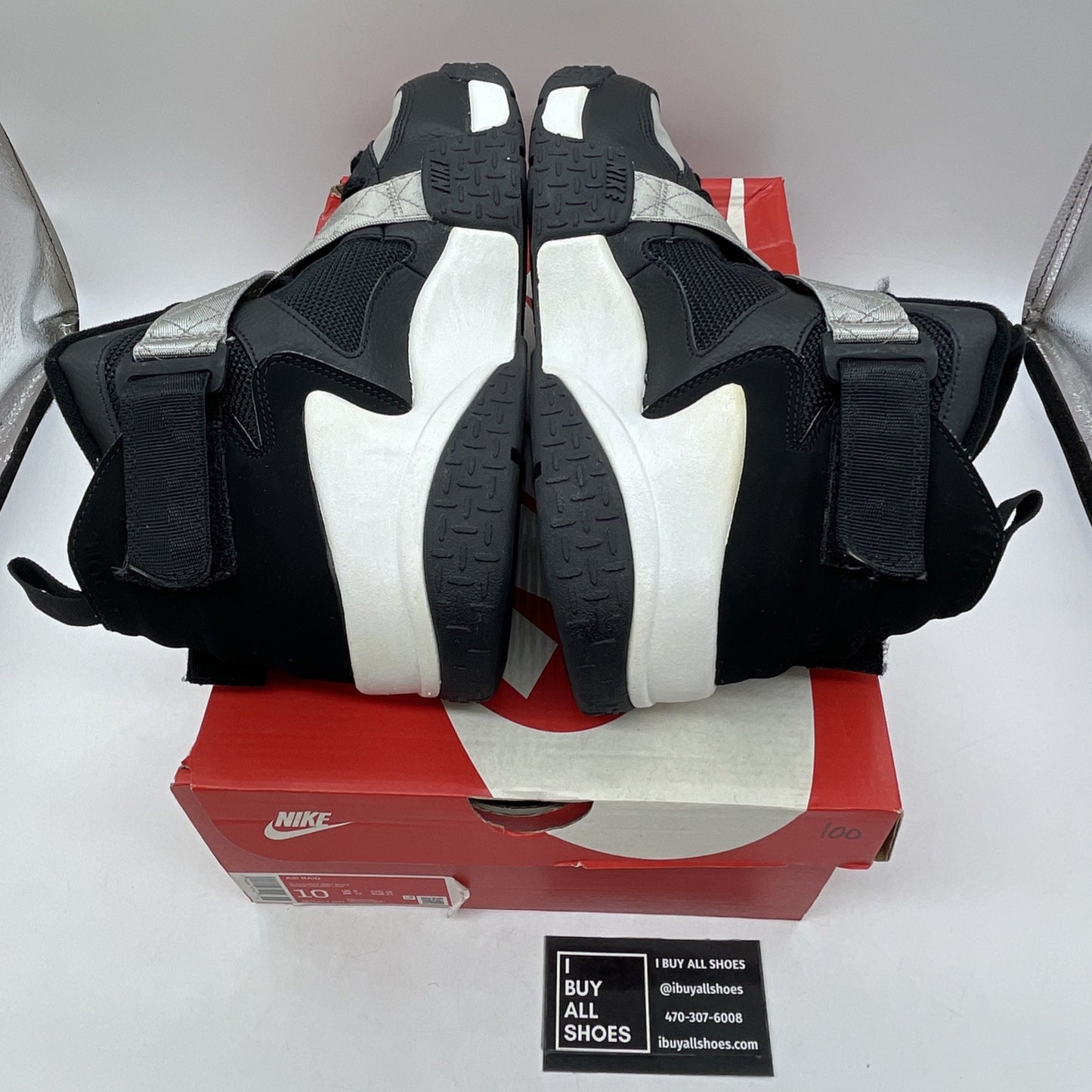 Size 10 - Nike Air Raid OG Black Grey (DC1412-001)