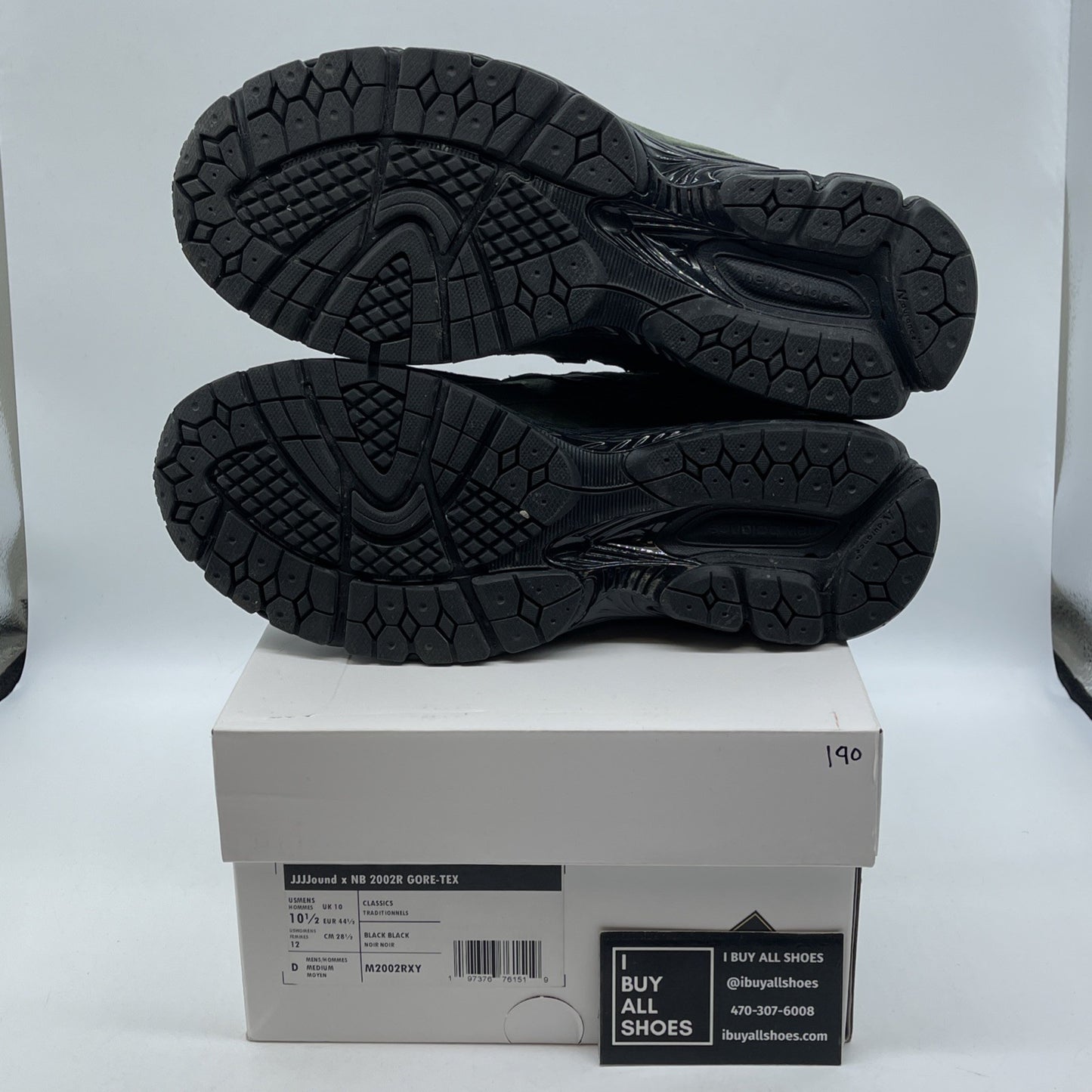 Size 10.5 - New Balance JJJJound x 2002R GORE-TEX Pine Green Black (M2002RXY)