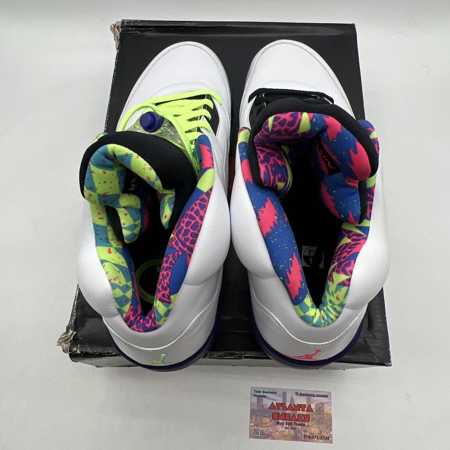 Size 12 - Jordan 5 Retro Alternate Bel-Air 2020 Purple Blue Leather (DB3335-100)
