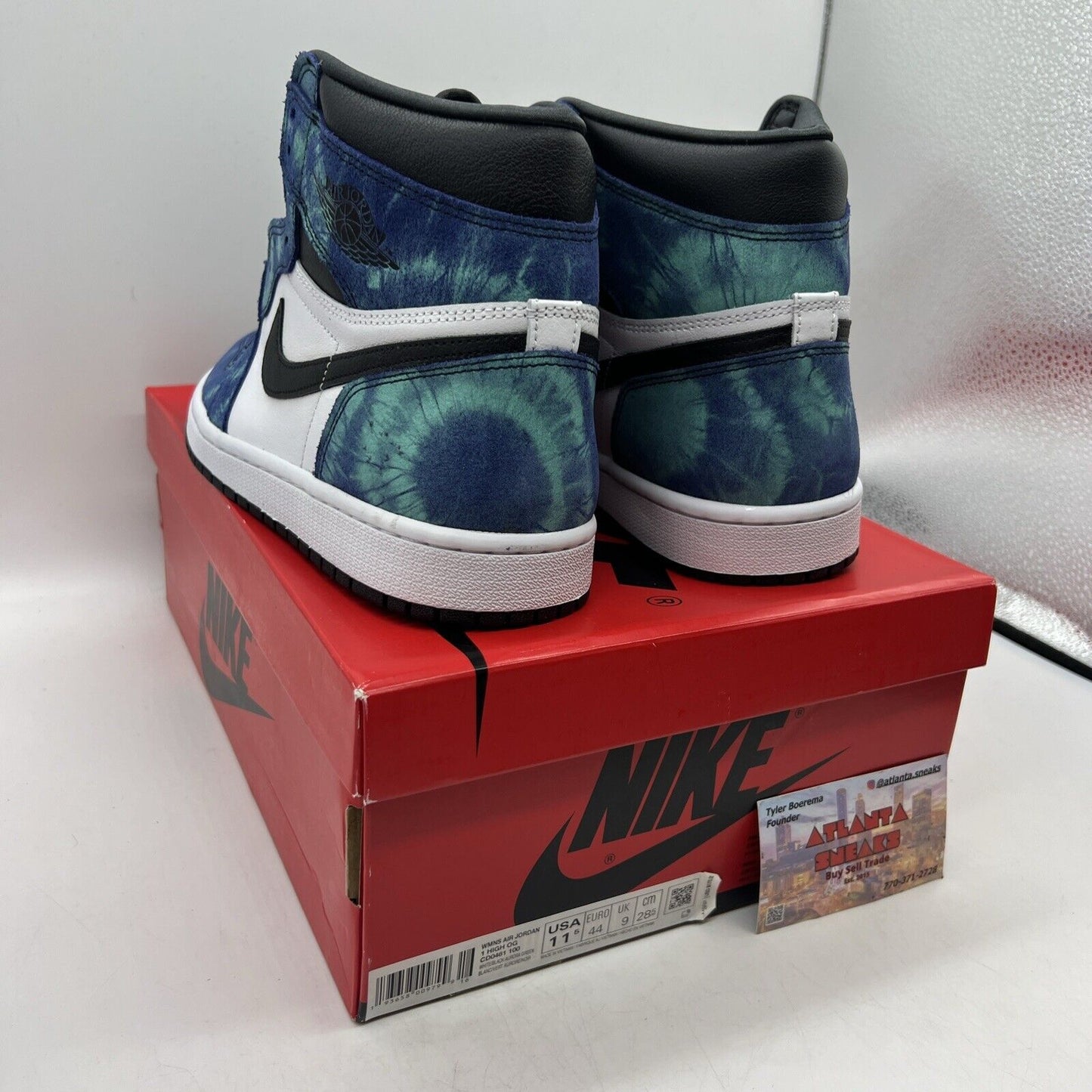 Nike Air Jordan 1 One Tie Dye Wmns Size 11.5 Retro High OG CD0461100 Brand New