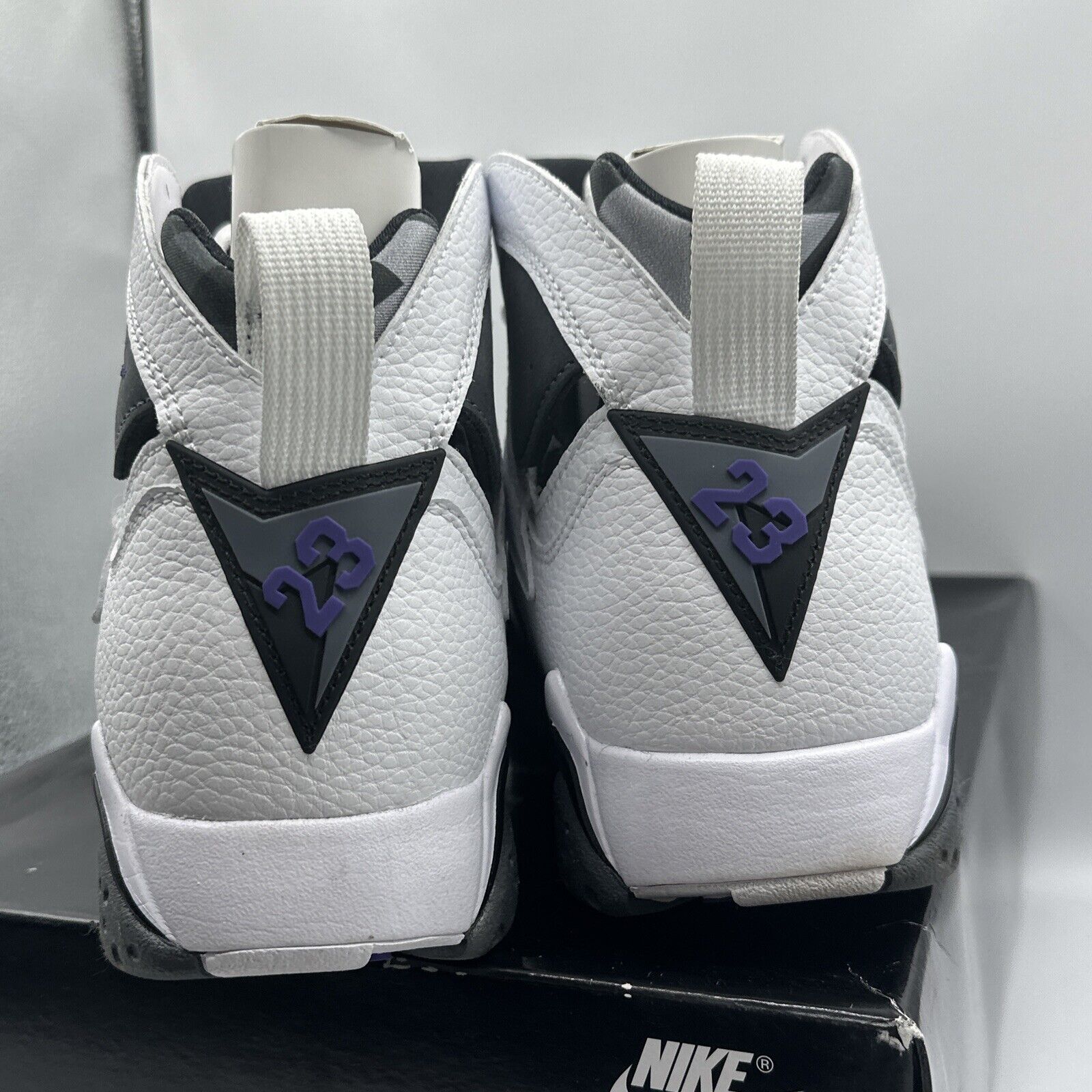 Size 10.5 - Jordan 7 Grey/White Flint Premium Materials Under Retail Deals