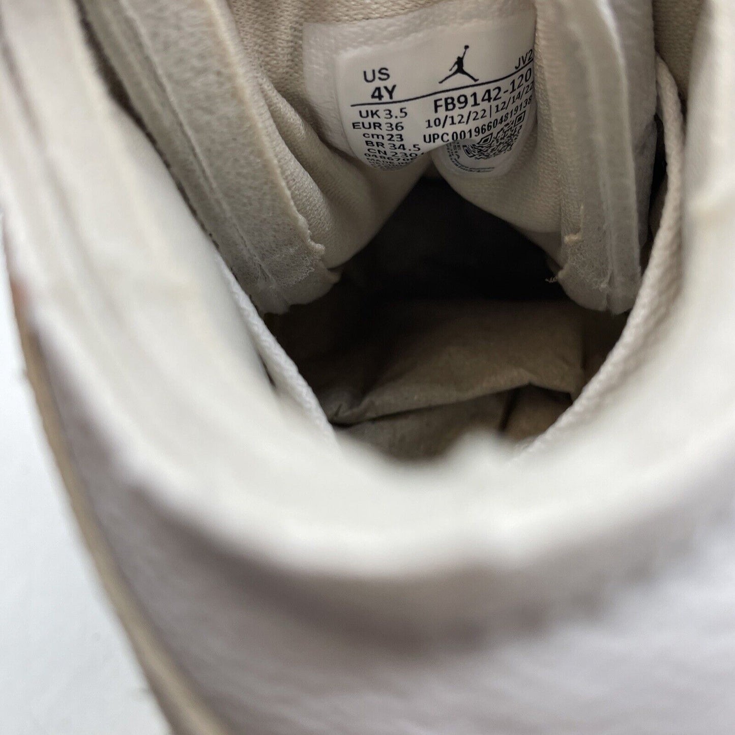 Size 4Y - Air Jordan 1 Mid Craft SE White Brown Gray Suede Leather (FB9142-120)
