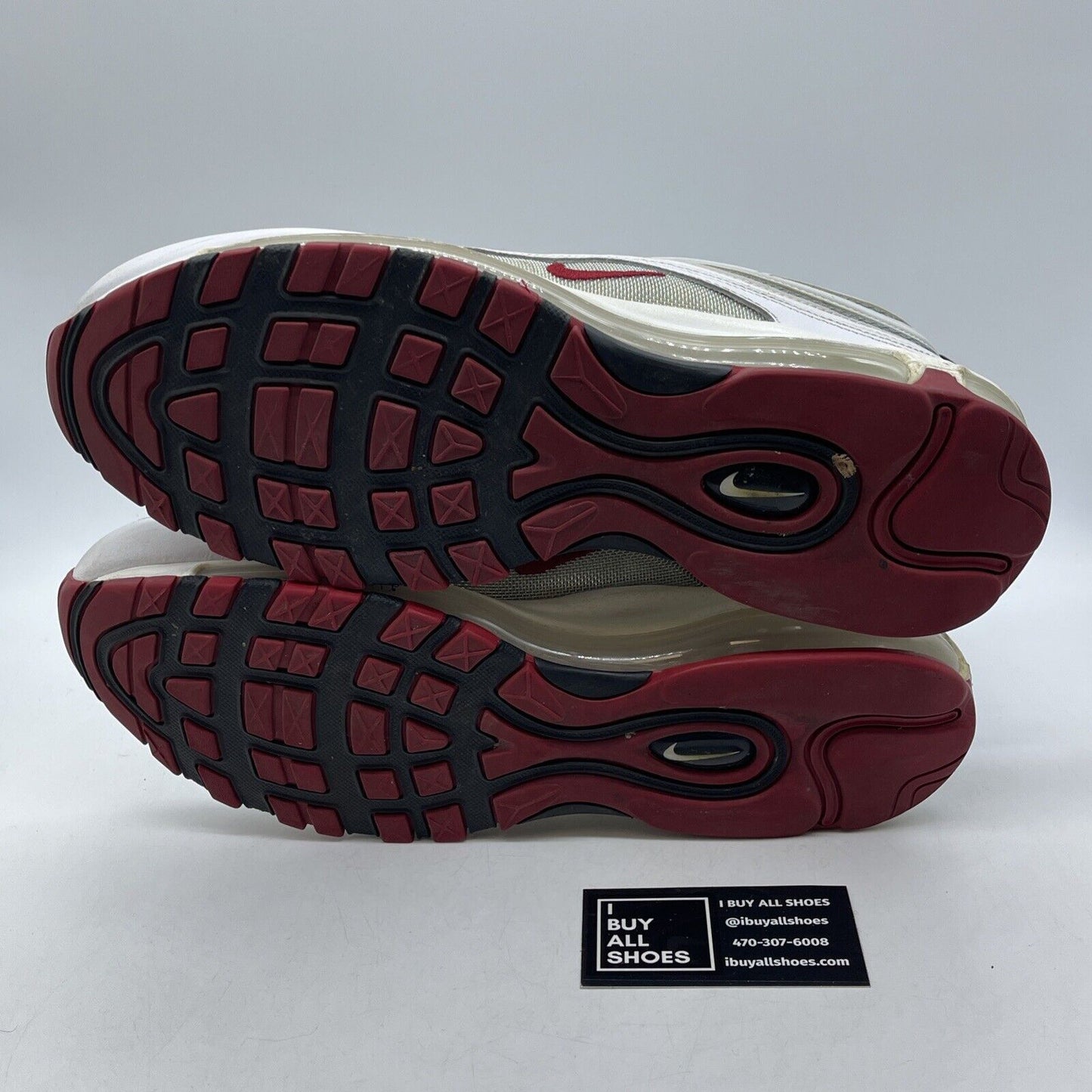 Size 12 - Nike Air Max 97 White Bullet Grey Ref Suede Leather (DM0027-100)