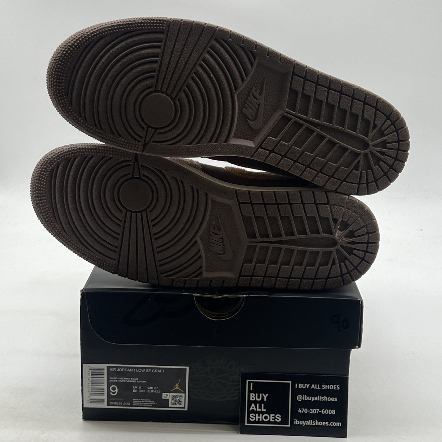 Size 9 - Air Jordan 1 Low SE Craft Inside Out (DN1635-200)