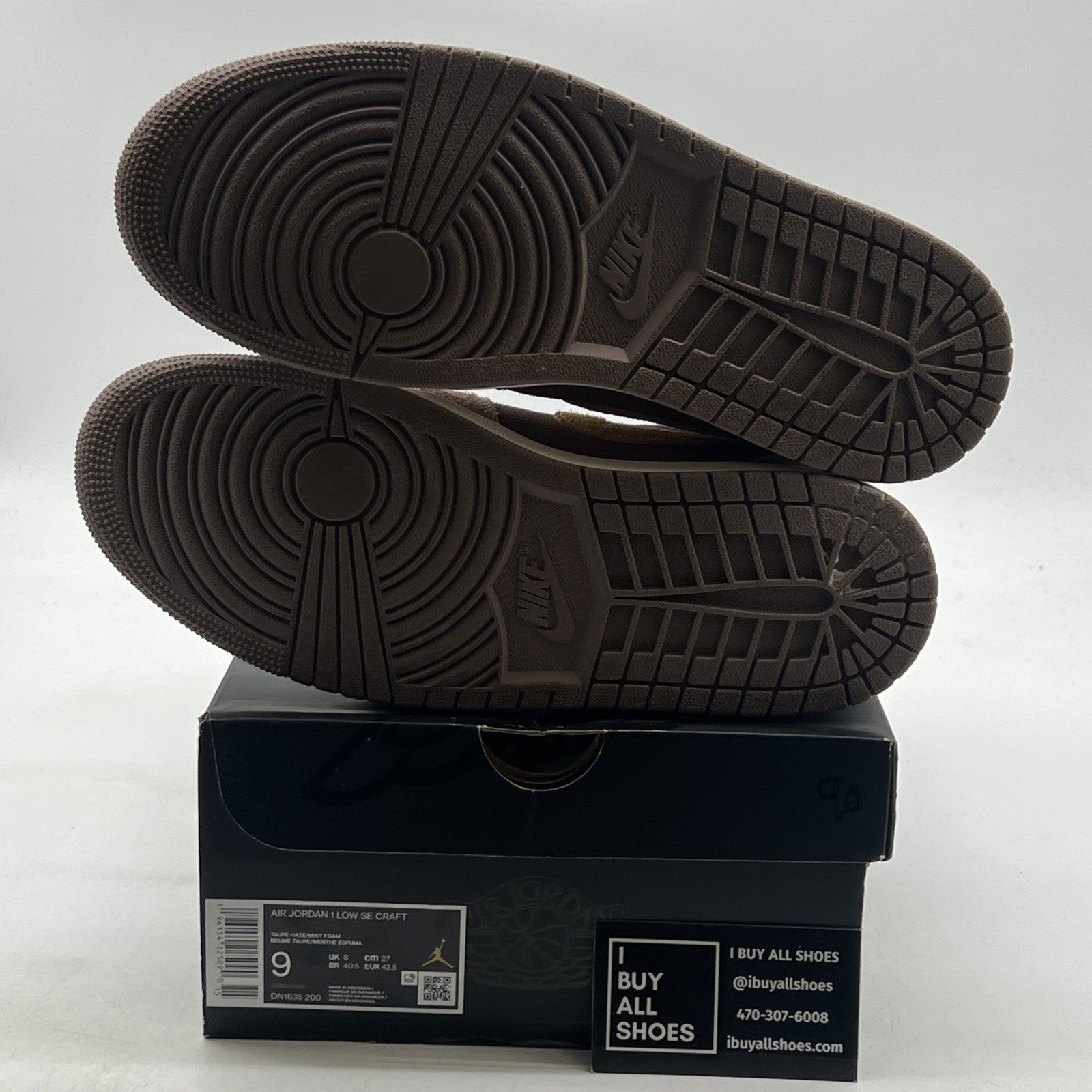 Size 9 - Air Jordan 1 Low SE Craft Inside Out (DN1635-200)