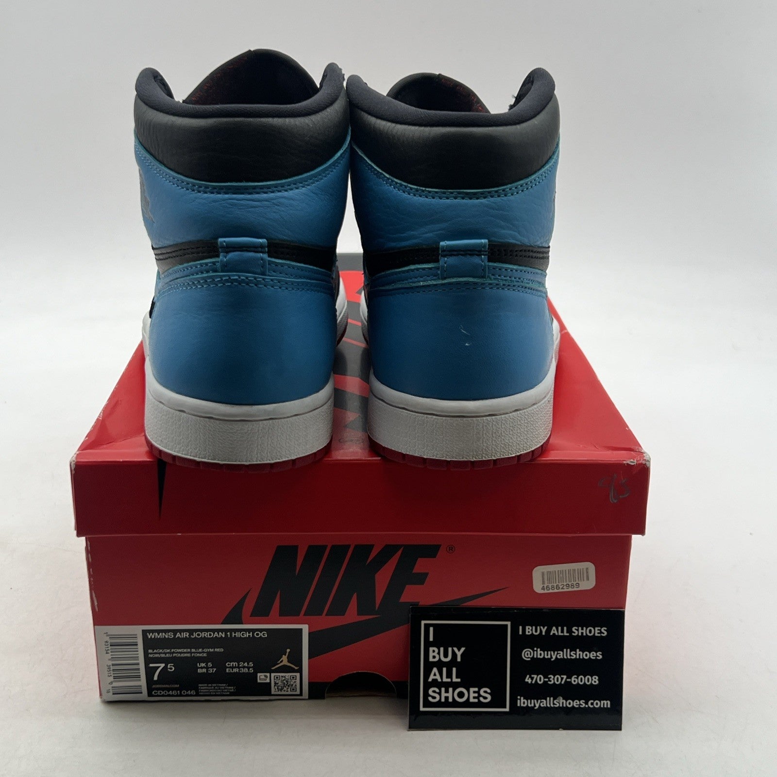 Size 7.5 - Air Jordan 1 High OG UNC To Chicago 2020 (CD0461-046)