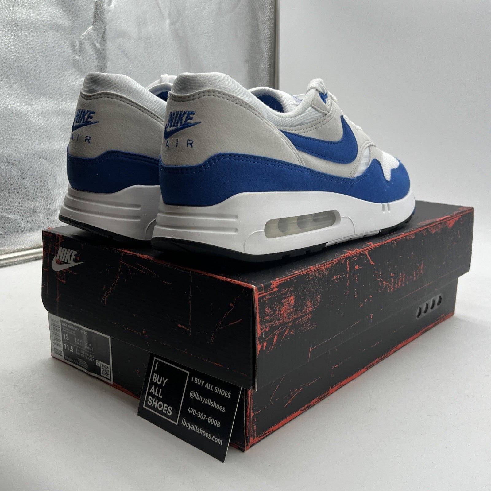 Size 13 - Nike Air Max 1 ‘86 OG Big Bubble Royal Blue  (DO9844-101)
