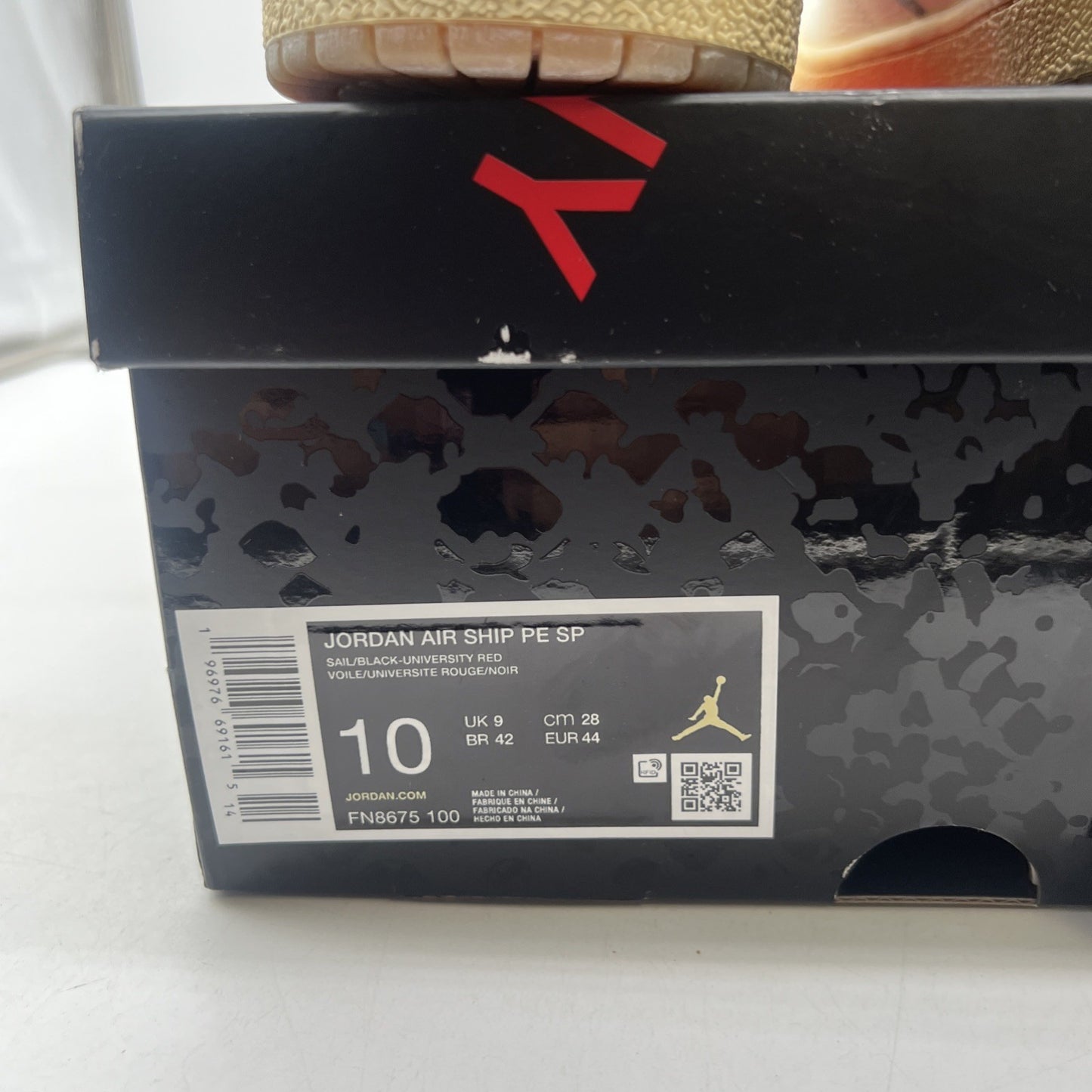 Size 10 - Awake NY x Jordan Air Ship PE SP University Red (FN8575-100)