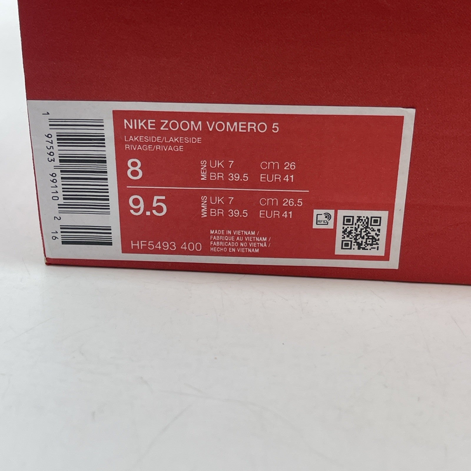 Size 8 - Nike Air Zoom Vomero 5 Lakeside Blue Suede Leather (HF5493-400)