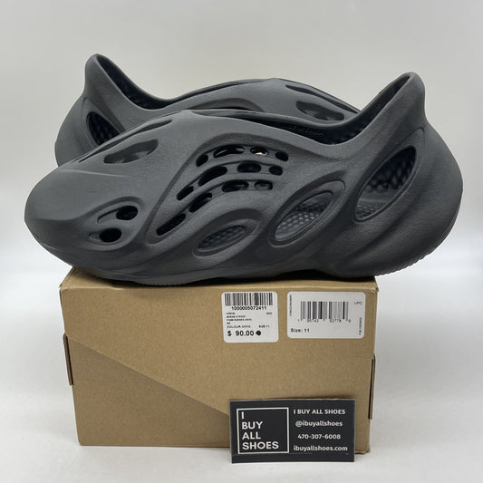 Size 11 - adidas Yeezy Foam Runner RNNR Onyx Black Rubber (HP8739)
