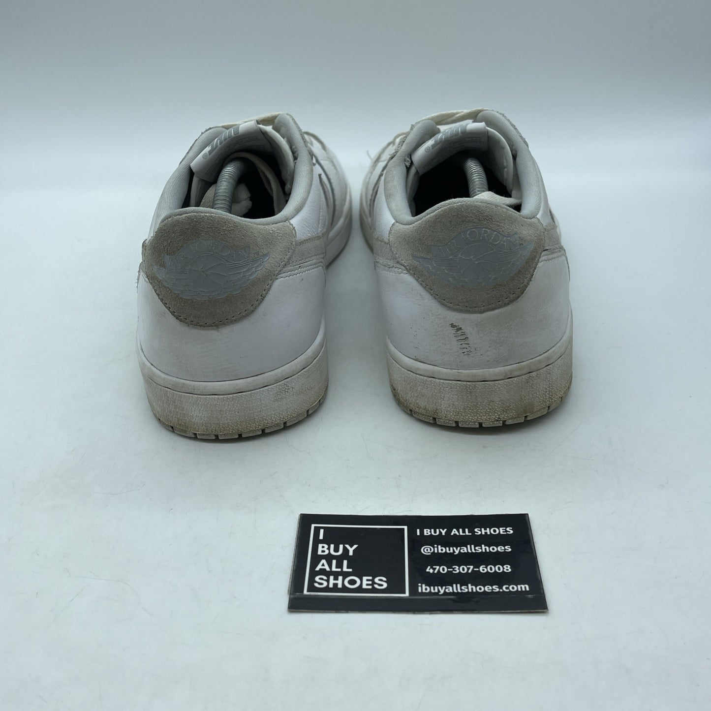 Size 13 - Jordan 1 Low OG Neutral Gray White Suede Leather (CZ0790-100)