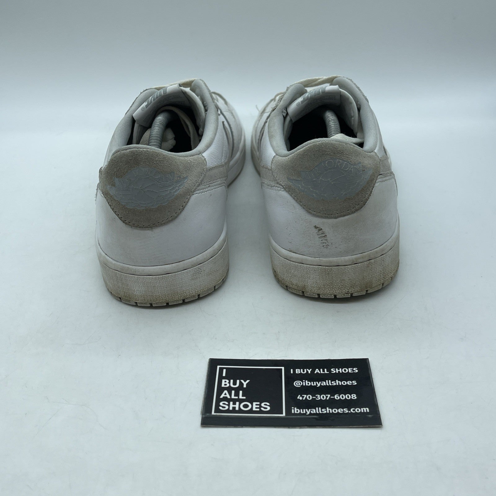 Size 13 - Jordan 1 Low OG Neutral Gray White Suede Leather (CZ0790-100)