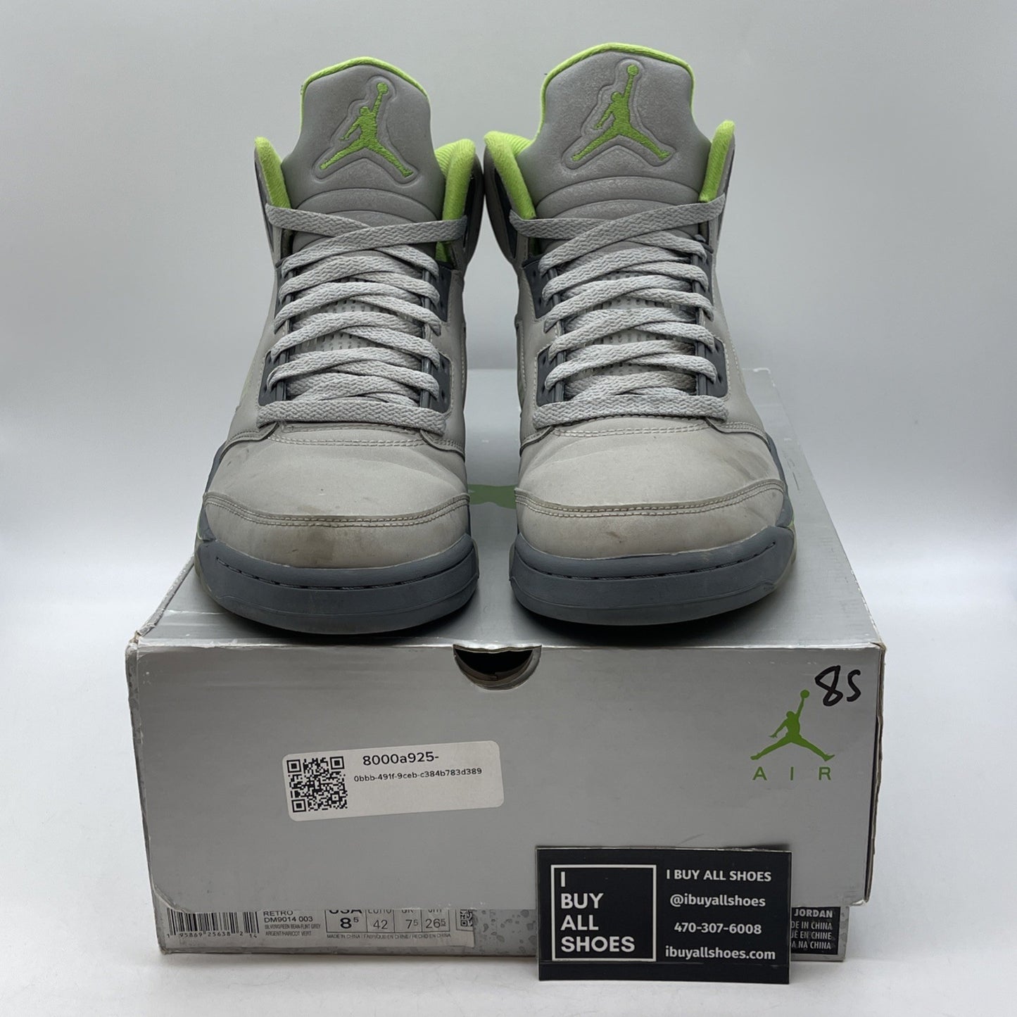 Size 8.5 - Jordan 5 Retro Green Bean Grey Leather (DM9014-003)