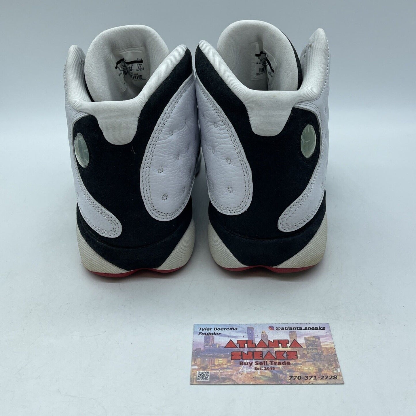 Size 10 - Jordan 13 Retro He Got Game Red White Leather Black Suede (414571-104)