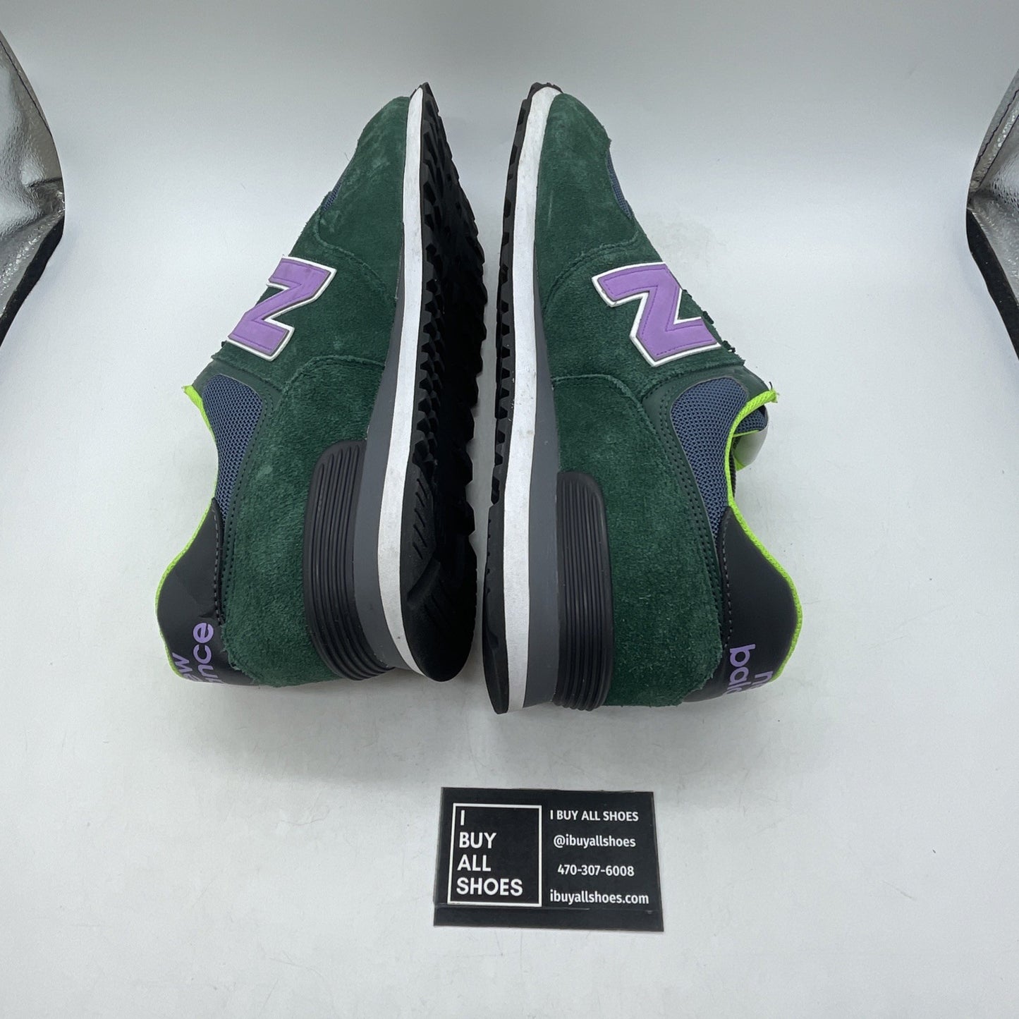 Size 16 - New Balance 574 Green Purple (U574WH2)
