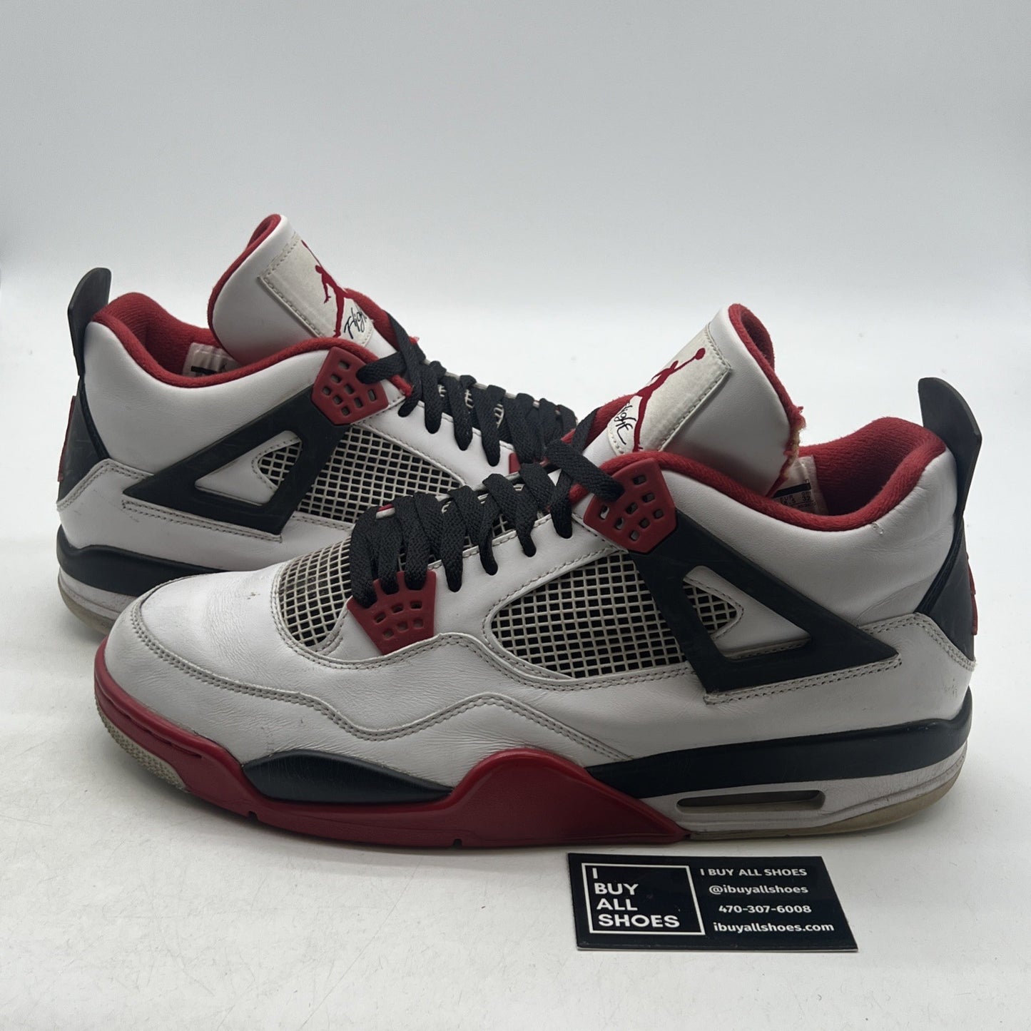 Size 14 - Air Jordan 4 Retro Fire Red 2012 (308497-110)