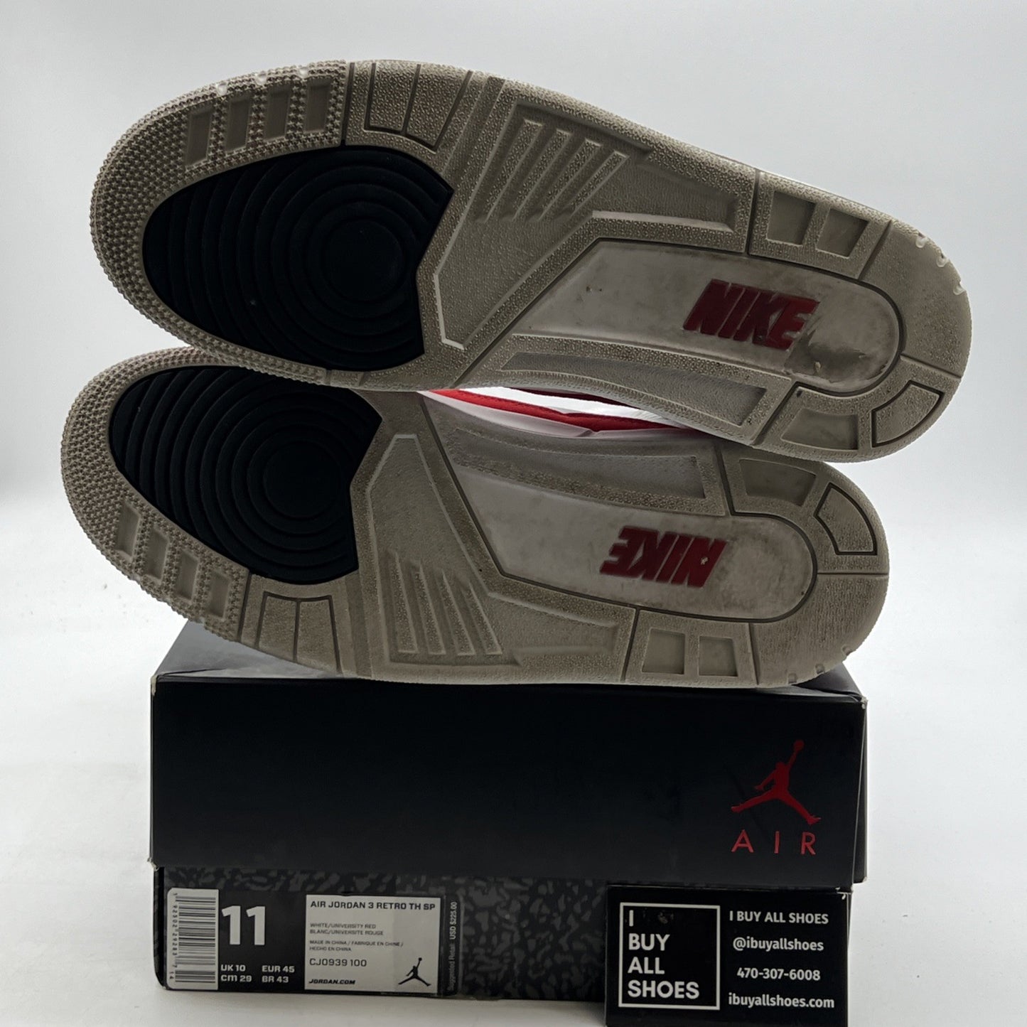 Size 11 - Air Jordan 3 Retro Tinker Air Max 1 2019 (CJ0939-100)