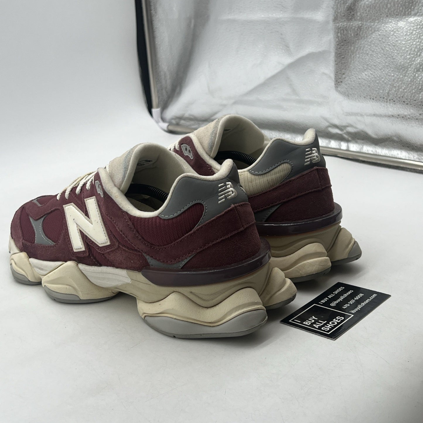 Size 12 - New Balance 9060 Washed Burgundy (U9060VNA)