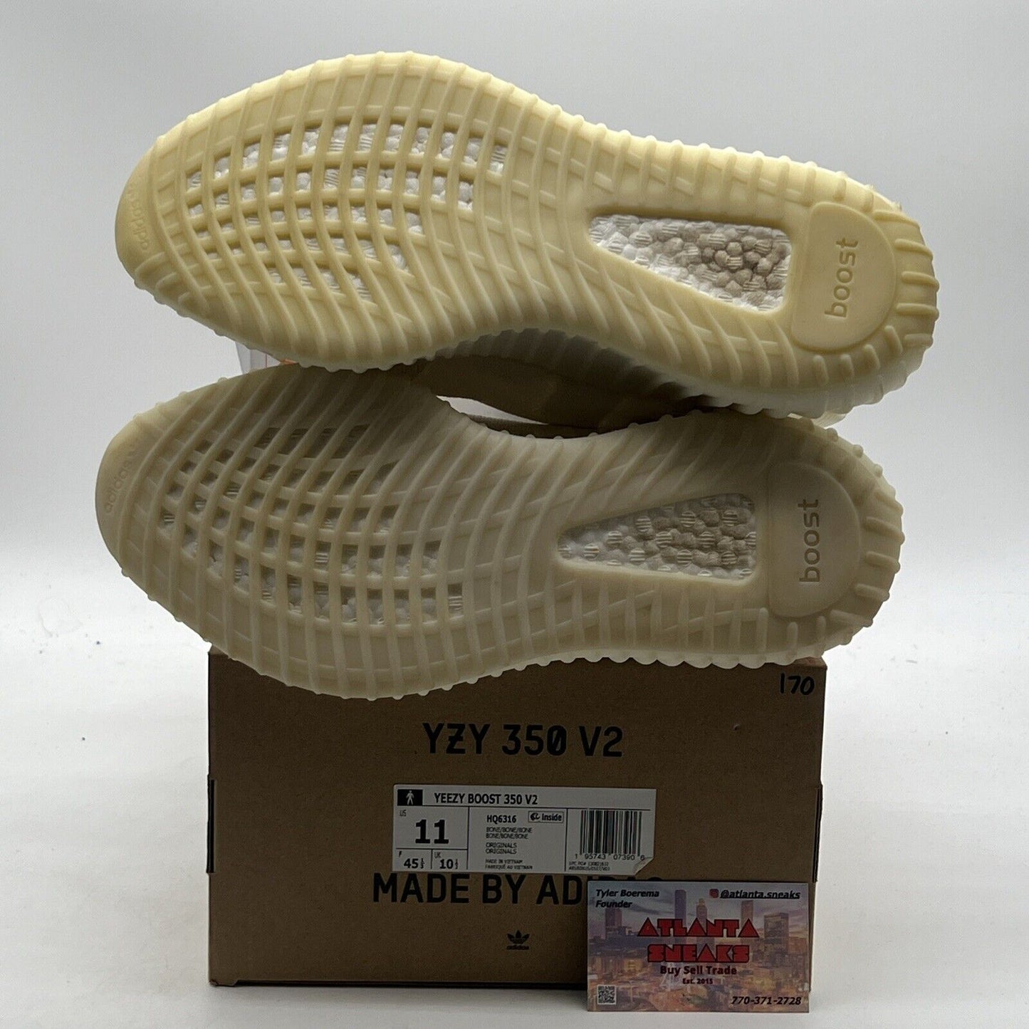 Size 11 - adidas Yeezy Boost 350 V2 Low Bone (HQ6316)